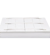 Sandkasten Tannenholz Weiß 95x90x15 cm