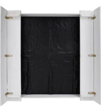 Sandkasten Tannenholz Weiß 95x90x15 cm