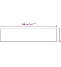 Senkrechtmarkise Terrakotta 60x360 cm Oxford-Gewebe