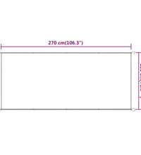 Senkrechtmarkise Terrakotta 180x270 cm Oxford-Gewebe