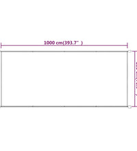 Senkrechtmarkise Terrakotta 180x1000 cm Oxford-Gewebe