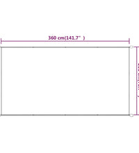 Senkrechtmarkise Terrakotta 200x360 cm Oxford-Gewebe