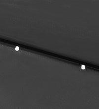 Sonnenschirm mit LEDs und Stahl-Mast Anthrazit 2x3 m
