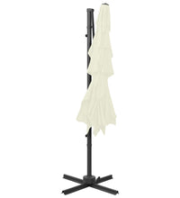 Sonnenschirm mit Aluminium-Mast 4-lagig Sandfarben 250x250 cm