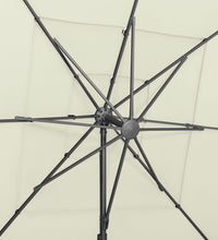 Sonnenschirm mit Aluminium-Mast 4-lagig Sandfarben 250x250 cm
