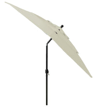 Sonnenschirm mit Aluminium-Mast 3-lagig Sandfarben 2,5x2,5 m