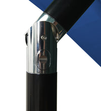 Sonnenschirm mit Aluminium-Mast 3-lagig Azurblau 2,5x2,5 m