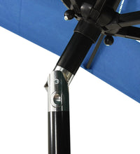 Sonnenschirm mit Aluminium-Mast 3-lagig Azurblau 2x2 m