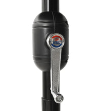 Sonnenschirm mit Aluminium-Mast 3-lagig Schwarz 2 m