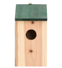 Vogelhäuser 10 Stk. Tanne Massivholz 12x12x22 cm