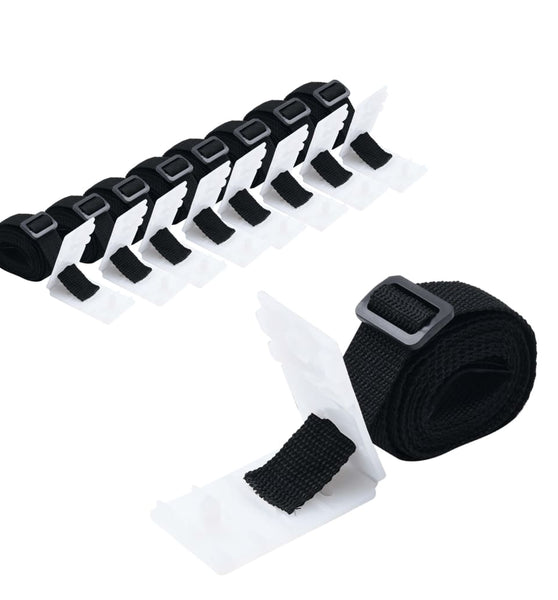 Universal-Befestigungsbänder für Pool-Aufroller 8 Stk. 1,8 m