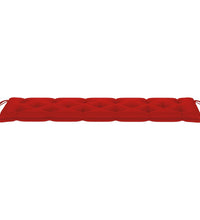 Gartenbank-Auflage Rot 180x50x7 cm Oxford-Gewebe