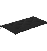 Gartenbank-Auflagen 2 Stk. Schwarz 100x50x7 cm Oxford-Gewebe