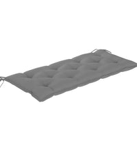 Gartenbank-Auflagen 2 Stk. Grau 120x50x7 cm Oxford-Gewebe