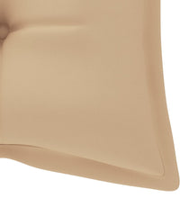 Gartenbank-Auflagen 2 Stk. Beige 120x50x7 cm Oxford-Gewebe