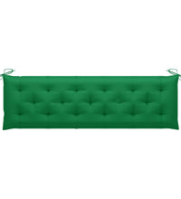 Gartenbank-Auflagen 2 Stk. Grün 180x50x7 cm Oxford-Gewebe