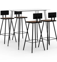 5-tlg. Bar-Set Weiß