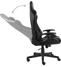 Gaming-Stuhl Drehbar Schwarz PVC