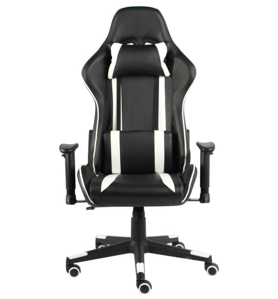 Gaming-Stuhl Drehbar Weiß PVC