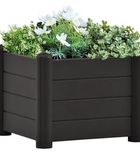 Garten-Hochbeet PP Anthrazit 43x43x35 cm