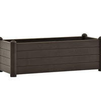 Garten-Hochbeet PP Mokka 100x43x35 cm