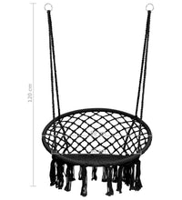 Hängesessel 80 cm Anthrazit