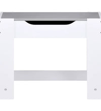 Kindertisch mit 2 Stühlen Weiß MDF