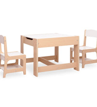 Kindertisch mit 2 Stühlen MDF