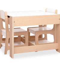 Kindertisch mit 2 Stühlen MDF