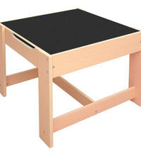 Kindertisch mit 2 Stühlen MDF