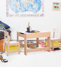 Kindertisch mit 2 Stühlen MDF