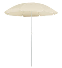 Sonnenschirm mit Stahlmast Sandfarbe 180 cm