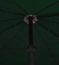 Sonnenschirm mit Mast 200x130 cm Grün