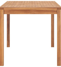 Garten-Esstisch 140x80x77 cm Massivholz Teak