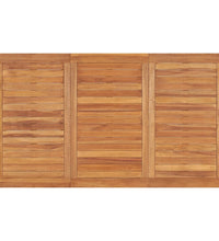 Garten-Esstisch 140x80x77 cm Massivholz Teak