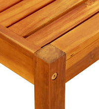 Gartenbank mit Tisch & Fußhockern Massivholz Akazie
