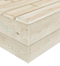 Gartentisch 60x60x30 cm Imprägniertes Fichtenholz