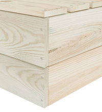 Modulares Palettensofa Eckteil Imprägniertes Fichtenholz