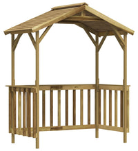 Grillpavillon Kiefernholz Imprägniert 163,5x93x210 cm