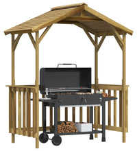 Grillpavillon Kiefernholz Imprägniert 163,5x93x210 cm