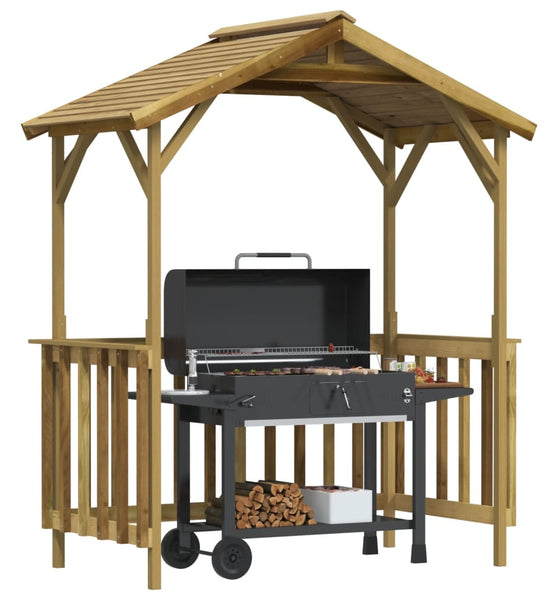 Grillpavillon Kiefernholz Imprägniert 163,5x93x210 cm