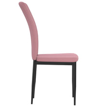 Esszimmerstühle 4 Stk. Rosa Samt