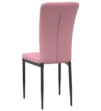 Esszimmerstühle 4 Stk. Rosa Samt