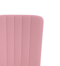 Esszimmerstühle 4 Stk. Rosa Samt