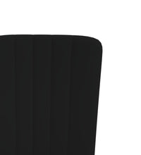 Esszimmerstühle 4 Stk. Schwarz Samt
