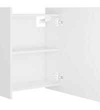 Bad-Spiegelschrank Weiß 62,5x20,5x64 cm Holzwerkstoff