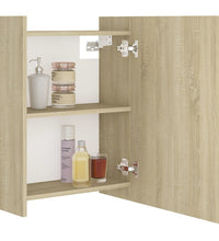 Bad-Spiegelschrank Sonoma-Eiche 62,5x20,5x64 cm Holzwerkstoff