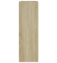 Bad-Spiegelschrank Sonoma-Eiche 62,5x20,5x64 cm Holzwerkstoff