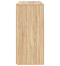 Sideboard mit LED-Leuchten Sonoma-Eiche 80x35x75 cm