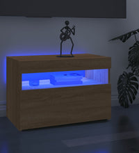 TV-Schrank mit LED-Leuchten Sonoma-Eiche 60x35x40 cm